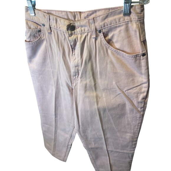 Chic by HIS Light Pink Denim Cropped Denim Pants Sz 14 - Picture 4 of 7